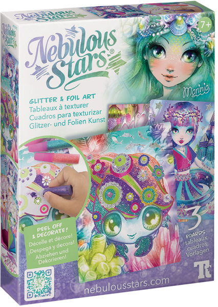 Изображение Набор для аппликаций Небулус Старс Мариния волшебный блеск ТвинТим Эдженси к/у, 1 шт