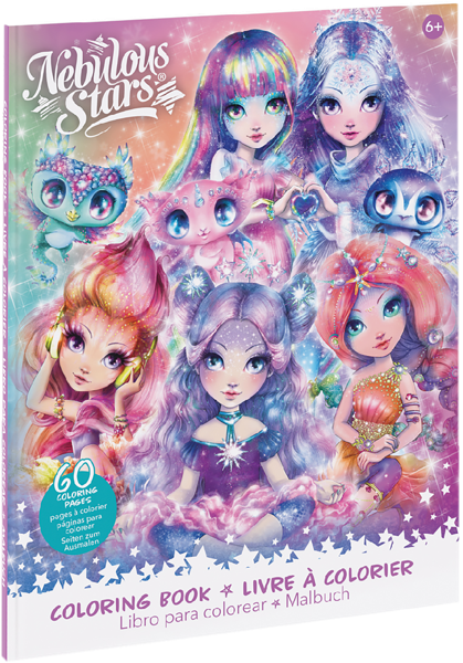 Изображение Раскраска для девочек Небулус Старс Небулия ТвинТим Эдженси , 1 шт