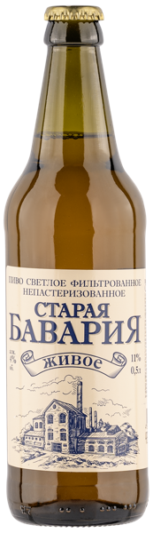 Изображение Пиво светлое Лагер 4,0% Старая Бавария Динской ПЗ с/б, 0,5 л