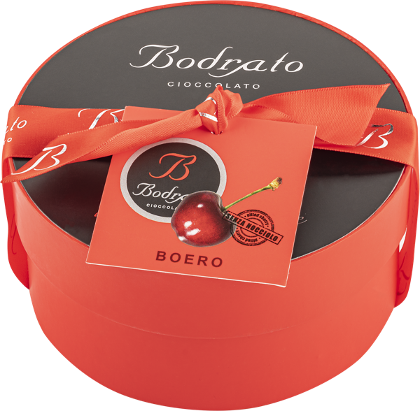 Изображение Конфеты шоколадные Бодрато россо шляпная коробка пралине ассорти Бодрато Чоколато кор, 470 г
