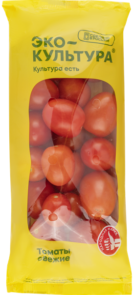 Изображение Овощ сливовидный красный Эко Культура томат коктейль Эко Культура флоупак, 350 г