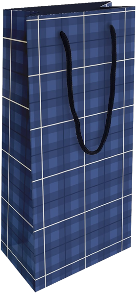 Изображение Пакет 15*32см для бутылок Би Смарт джентльмен синий Иу Антэнг Пэкэджинг , 1 шт