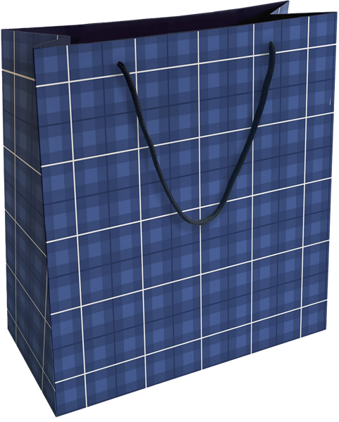 Изображение Пакет 32*32см подарочный Би Смарт джентльмен синий Иу Антэнг Пэкэджинг , 1 шт