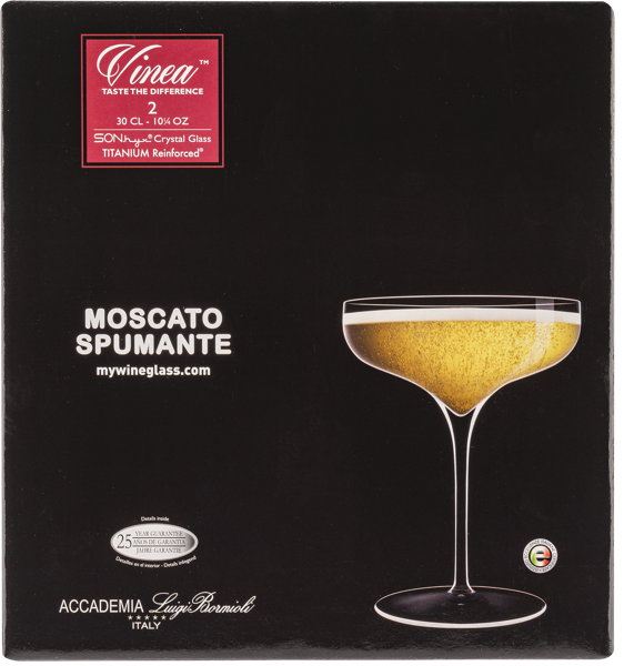 Изображение Бокал 300мл для шампанского Луиджи Бормиоли винея креманка Луиджи Бормиоли к/у, 2 шт