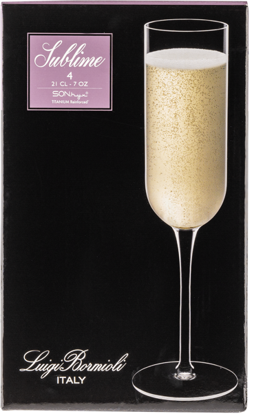 Изображение Бокал 210мл для шампанского Луиджи Бормиоли сублим Луиджи Бормиоли к/у, 4 шт