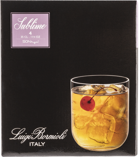 Изображение Стакан 350мл для напитков Луиджи Бормиоли сублим Луиджи Бормиоли к/у, 4 шт