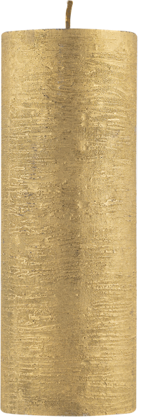 Изображение Cвеча 20см столбик Мельт золотая Кэндл фэктори , 1 шт