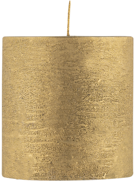 Изображение Cвеча 7,5см столбик Мельт золотая Кэндл фэктори , 1 шт