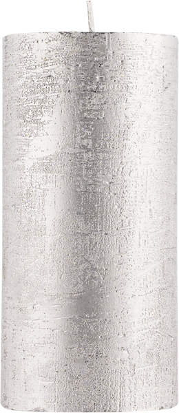 Изображение Cвеча 15см столбик Мельт серебристая Кэндл фэктори , 1 шт