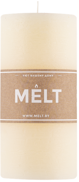 Изображение Cвеча 15см столбик Мельт слоновая кость Кэндл фэктори , 1 шт