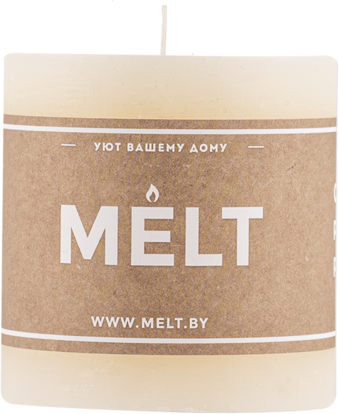 Изображение Cвеча 7,5см столбик Мельт слоновая кость Кэндл фэктори , 1 шт