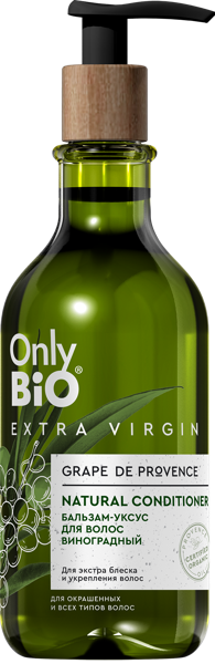 Изображение Бальзам для всех типов волос Онли био экстра верджин экстра блеск и укрепление Глобал Био п/у, 350 м