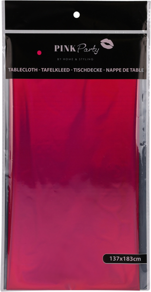 Изображение Скатерть 137*183см пластик Купман цветная металлизированная Купман Интернэшнл , 1 шт