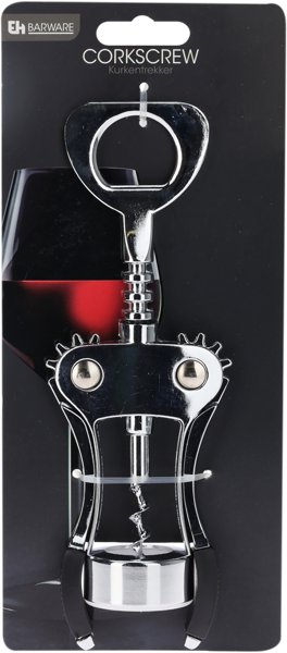 Изображение Штопор для бутылок Купман цинковый 2в1 механический Купман Интернэшнл к/у, 1 шт