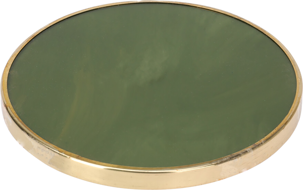 Изображение Подстаканник 10см Купман с золотой каймой цветной Купман Интернэшнл , 1 шт