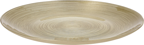 Изображение Тарелка 21см стекло Купман золотая блестящая Купман Интернэшнл , 1 шт