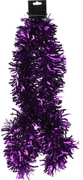 Изображение Мишура 2,7м Купман фуксия фиолетовая Купман Интернэшнл , 1 шт