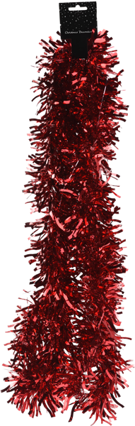 Изображение Мишура 2,7м Купман красная Купман Интернэшнл , 1 шт