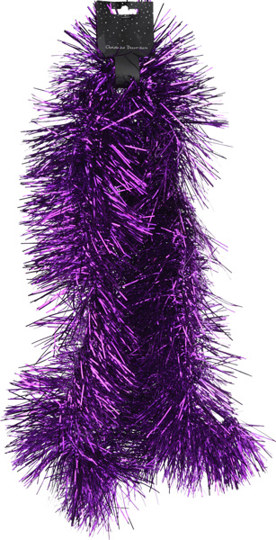 Изображение Мишура 2м Купман фуксия фиолетовая Купман Интернэшнл , 1 шт