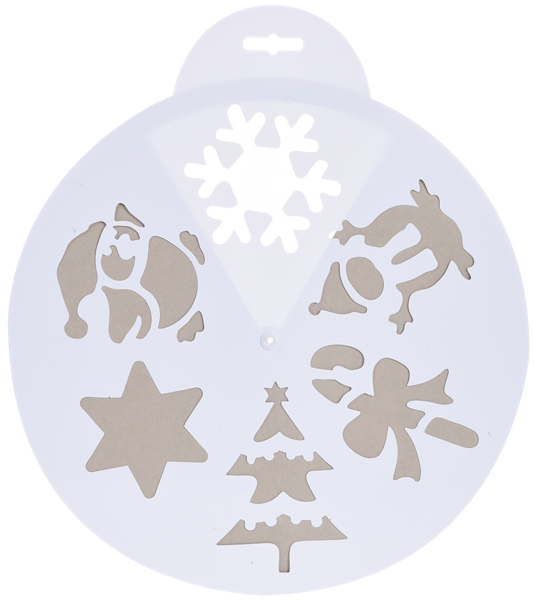 Изображение Трафарет 30см Купман зимний узор Купман Интернэшнл , 1 шт