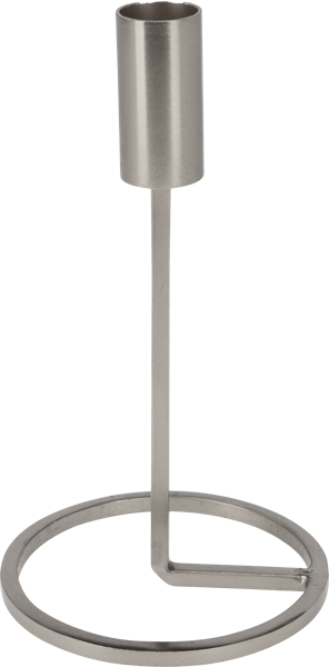 Изображение Подсвечник 19см Купман серебряный закрученный Купман Интернэшнл , 1 шт