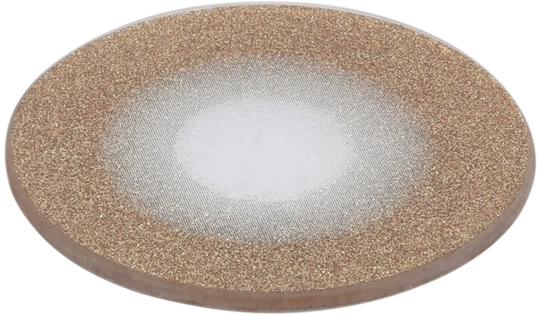 Изображение Подсвечник 15см стекло Купман золотистый с блестками Купман Интернэшнл , 1 шт