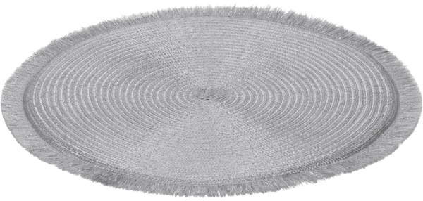 Изображение Салфетка 35см сервировочная Купман серебряная с бахромой Купман Интернэшнл , 1 шт