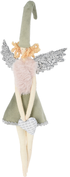 Изображение Подвеска 37см текстиль Купман ангел Купман Интернэшнл , 1 шт
