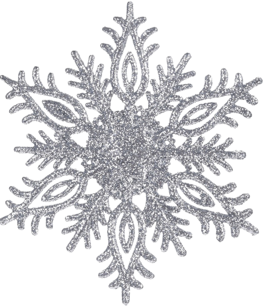 Изображение Подвеска 10см пластик Купман снежинка с блестками Купман Интернэшнл , 1 шт