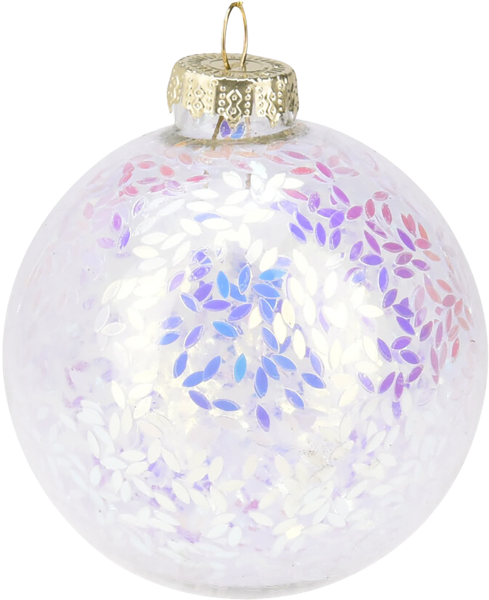 Изображение Шар 8см стекло Купман перламутр блестящий в асс Купман Интернэшнл , 1 шт