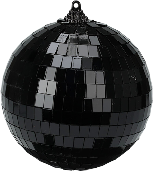 Изображение Шар 10см Купман диско черный Купман Интернэшнл , 1 шт