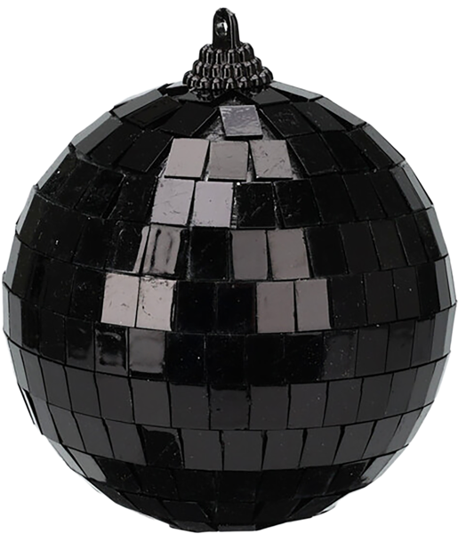 Изображение Шар 8см Купман диско черный Купман Интернэшнл , 1 шт