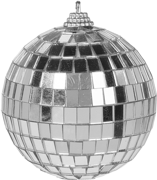 Изображение Шар 8см Купман диско серебристый Купман Интернэшнл , 1 шт