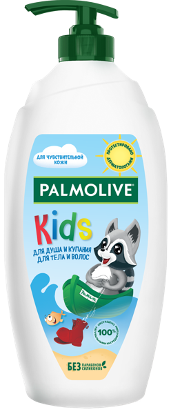 Изображение Гель для душа детский Палмолив масло миндаля Колгейт Палмолив п/у, 600 мл