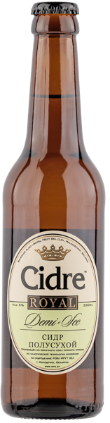 Изображение Сидр яблочный п/сух 5,0% Роял Роял Фрут Бел с/б, 0,33 л