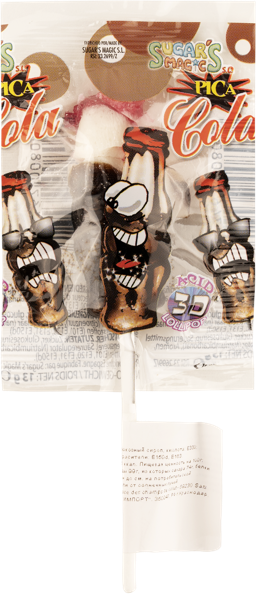 Изображение Карамель на палочке Физзи кола Физзи м/у, 12 г