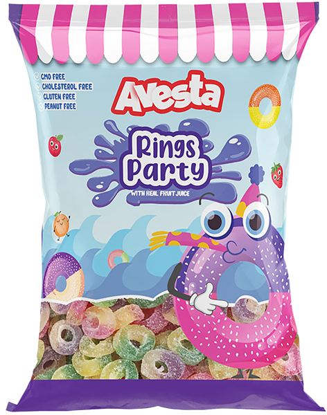 Изображение Мармелад жевательный Авеста колечки Аверест м/у, 80 г