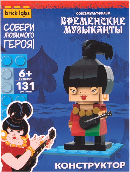 Изображение Конструктор с 6 лет AB-1118 Бриклабс русские сказки атаманша Бриклабс к/у, 1 шт