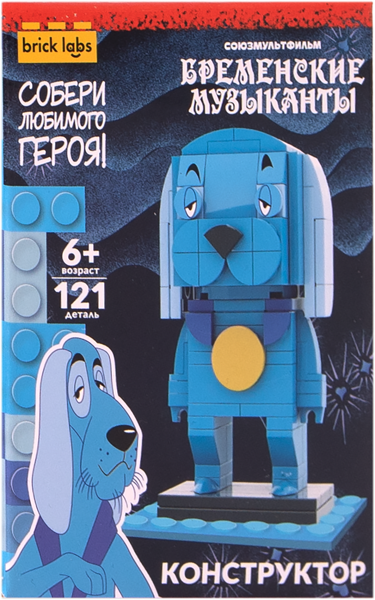 Изображение Конструктор с 6 лет AB-1116 Бриклабс русские сказки пёс Бриклабс к/у, 1 шт