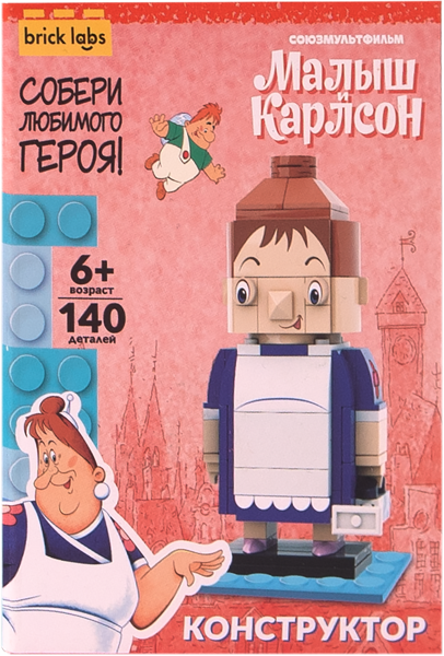 Изображение Конструктор с 6 лет AB-1104 Бриклабс русские сказки фрекен бок Бриклабс к/у, 1 шт