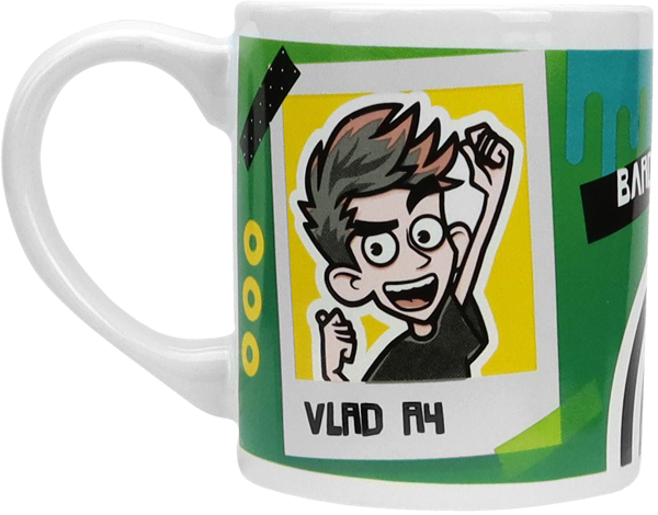 Изображение Кружка 220мл фарфор НД плэй влад а4 Шаньдун Хуаньтай Чжунхао Форин Трейд Ко , 1 шт