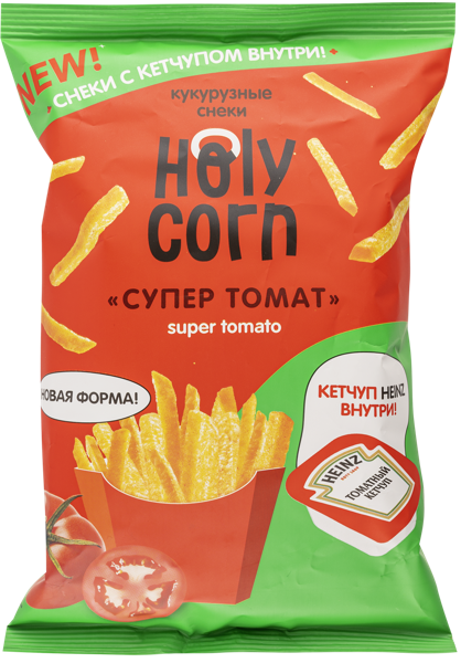 Изображение Чипсы кукурузные Холи Корн супер томат Матяш м/у, 30 г
