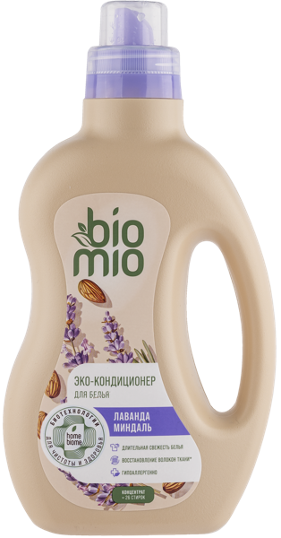 Изображение Кондиционер для белья Биомио БИО софт лаванда-миндаль конц Капелла ООО п/у, 800 мл
