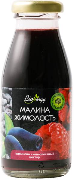 Изображение Нектар БиоНерджи малина жимолость Сава с/б, 0,2 л