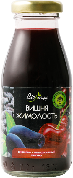 Изображение Нектар БиоНерджи вишня жимолость Сава с/б, 0,2 л