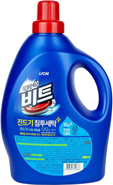 Изображение Средство для стирки жидкое Си джи лайон бит белое и цветное белье Экён п/у, 1,4 л