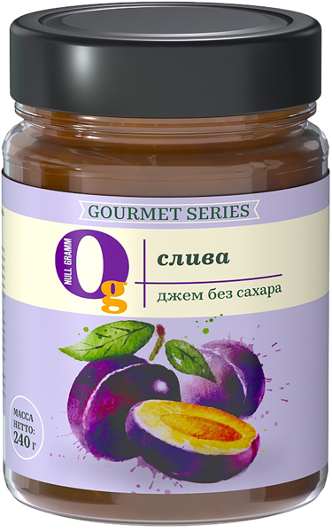 Изображение Джем низкокалорийный Ноль грамм слива Велмейд с/б, 240 г