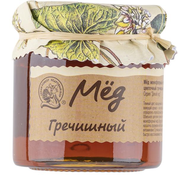 Изображение Мед гречишный Кедровый бор Тайга-Продукт с/б, 245 г