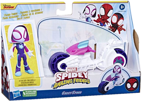 Изображение Фигурка в ассортименте Спайди на мотоцикле Хасбро к/у, 1 шт