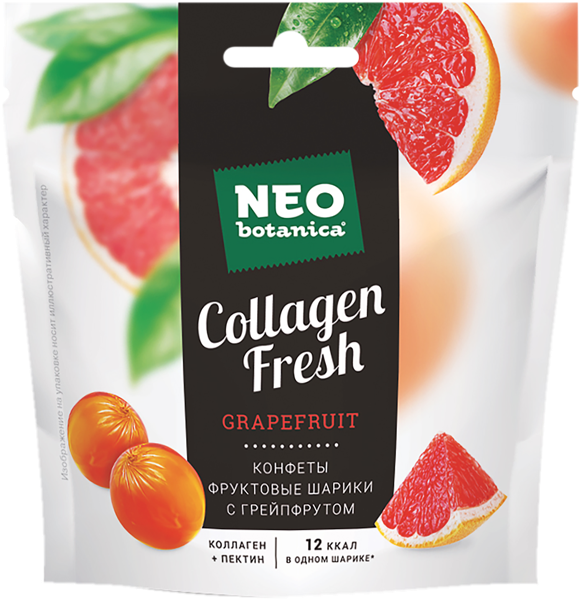 Изображение Мармелад жевательный Нео Ботаника Коллаген Фреш грейпфрут ОК Пензенская КФ м/у, 55 г